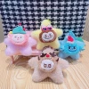 Cute internet-famous bucktoothed plush pendants, wholesale toys, cartoon schoolbags, hanging ornaments, keychains, dolls and stuffed toys Specification image